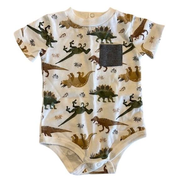 Little Lad Baby Boy Dinosaur Outfit Bundle (6–12M) - Picture 3 of 7
